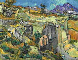Entrance To A Quarry Near Saint-remy — Vincent Willem Van Gogh, Post-impressionism