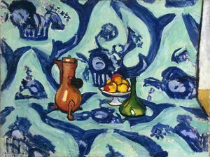 Nature Morte Camaîeu Bleu Huile Sur Toile St Petersbourg, Museum Of The Hermitage — Henri Matisse