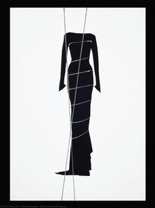 Alaïa Fashion Drawing — Claude Parent, Oblique Architecture