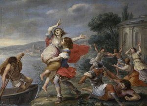 Helen Carried Off By Theseus — Giovanni Francesco Romanelli