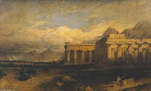 The Temples Of Paestum — William Linton