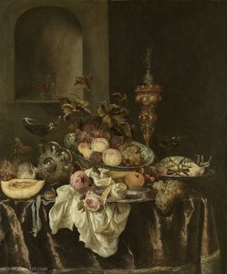 Still Life (1640) (126 X 106) (amsterdam, The State Museum) — Abraham Hendricksz. Van Beyeren