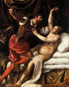 Tarquin And Lucretia — Tizian, Baroque