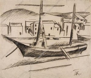 Cassis. The Ship. — Pyotr Konchalovsky