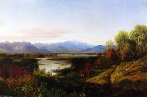 Mount Washington And The Saco River — Aaron Draper Shattuck