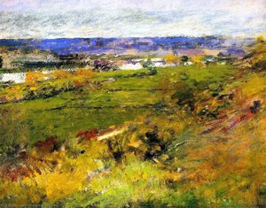 Study For 'valley Of The Seine From The Giverny Heights' — Teodoro Robinson, Impressionism