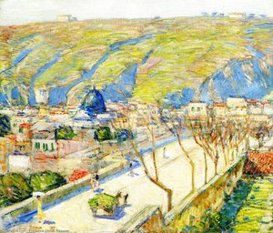 Bridge At Posilippo, Naples — Frederick Childe Hassam