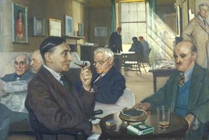 The Smoking Room, The Scottish Arts Club — William Oliphant Hutchison