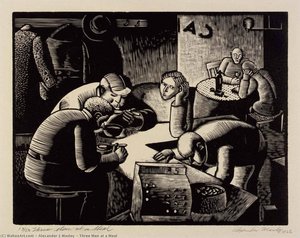 Three Men At A Meal — Alexander S Masley