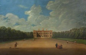Sudbury Hall From The North — Nicholas Thomas Dall