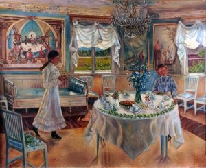 View Of A Swedish Interior