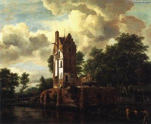 The Ruin Of The Huis Food Lost At The Amstel Near Amsterdam — Jacob Isaackszoon Van Ruisdael