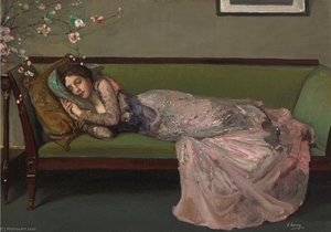 The Green Sofa — Sir John Lavery