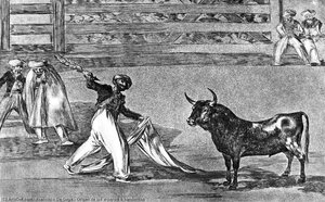 Origen De Los Arpones O Banderillas — Francisco José De Goya Y Lucientes