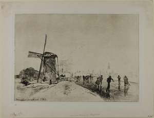 View Of The Town Of Maassluis — Johan Barthold Jongkind