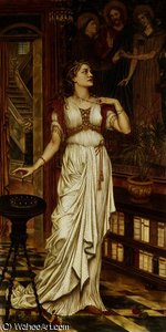 Hunt The Slipper At Neighbour Flamborough's — Daniel Maclise