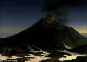 The Eruption Of Etna — Jacob Philipp Hackert