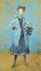 The Blue Girl — James Abbott Mcneill Whistler, Aesthetic Impressionism