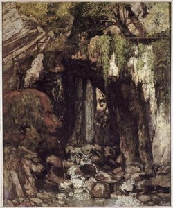 The Giants Cave From Saillon (switzerland) — Gustave Courbet, Realism