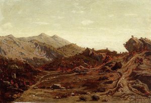 The Hills Of Saint-loup — Paul Camille Guigou