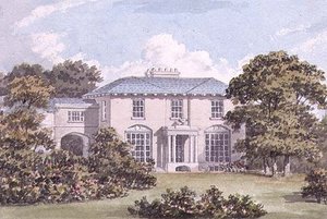 Design For The North Front Of A House On Clapham — William Hamilton