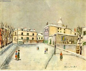 Snow — Maurice Utrillo, Post-impressionism