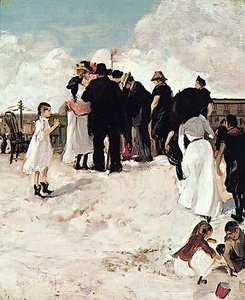 At The Shore, (painting) — Alfred Henry Maurer