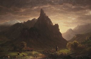 In The Simmental, Switzerland — Thomas Cole, Romanticism