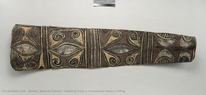 Painting From A Ceremonial House Ceiling — Numei, Amachi Kalaba