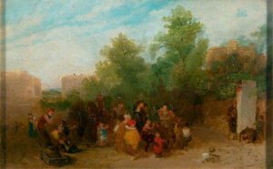 Sketch For 'punch' — William Mulready The Younger