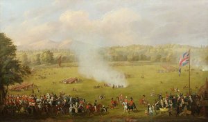 Review of the Worcestershire Yeomanry Cavalry Queen's Own Worcestershire Hussars at Kempsey Ham