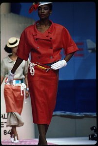 Runway Photograph Of Chloé, Spring/summer 1984 Collection — Karl Otto Lagerfeld, Contemporary Fashion Photography