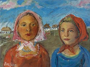 Two Sisters — David Davidovich Burliuk