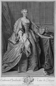 Portrait Of Catherine Opalińska As Queen Of Poland