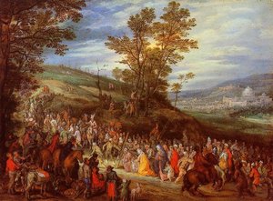 The Way Of The Cross — Jan Brueghel Der Ältere, Baroque Landscape