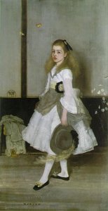 Harmony In Grey And Green, Miss Cicely Alexander — James Abbott Mcneill Whistler, Tonalism Movement