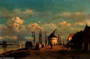 Activity On The Quay — Jan Weissenbruch