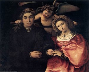 Marsilio Cassotti And His Bride Faustina — Lorenzo Lotto, Baroque