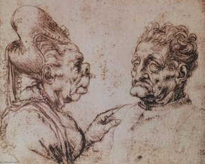 Caricature — Leonardo Da Vinci, High Renaissance