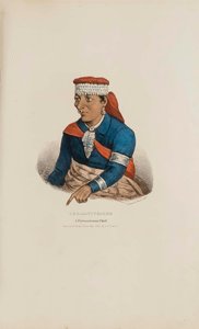 Kee O Tuck Kee A Pottowattomie Chief, From The Aboriginal Portfolio — James Otto Lewis