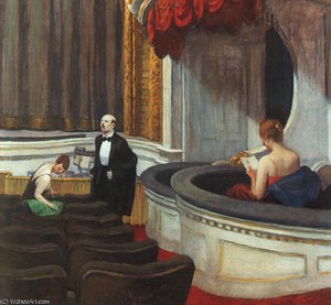 Two On The Aisle — Edward Hopper