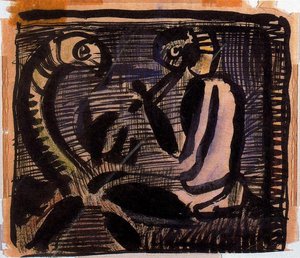 Project For The Reincarnation Of Father Ubu 3 — Жорж Руо, Expressionistic Printmaking