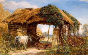 Farmyard Scene — Charles Thomas Burt