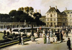 Jardin Du Luxembourg — Jean-françois Raffaelli, Post-impressionism