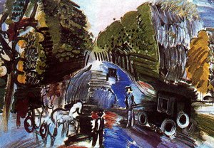 In The Bois De Bologne — Raoul Dufy
