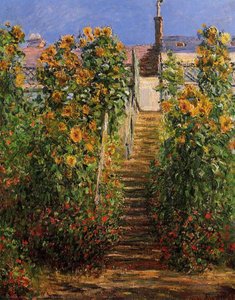 Die Schritte Bei Vetheuil — Claude Monet, Impressionismus