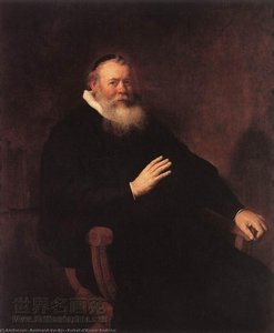 Portrait Of Eleazer Swalmius — Rembrandt Van Rijn, Dutch Baroque