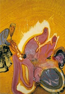 Champagne Laugh — Maggi Hambling, Post-impressionism