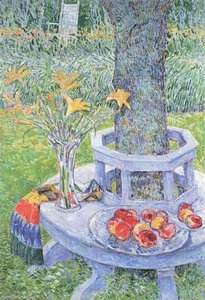 Mrs Hassams Garden At East Hampton — Frederick Childe Hassam