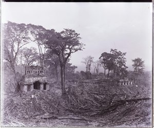 Photograph Of Palenque Taken By A.p. Maudslay — Alfred Percival Maudslay